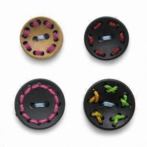 款式客製木製鈕釦生產(一系列)