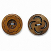 木製2孔縫線鈕釦供應商(一系列)